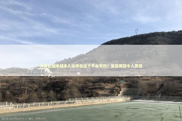 为什么越来越多人选择在这个平台写作？背后原因令人震惊